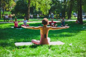 Yoga à la villa